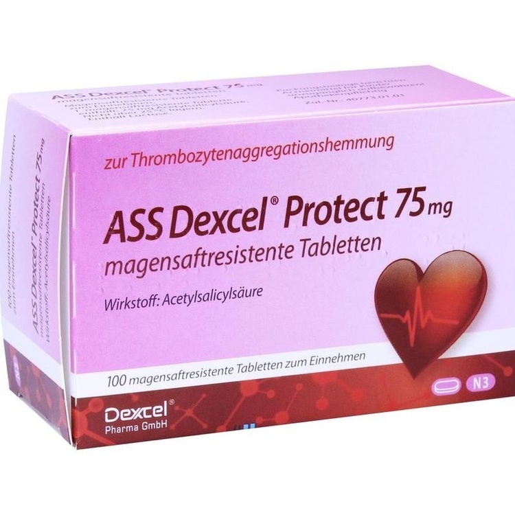Abbildung ASS Dexcel Protect 75 mg