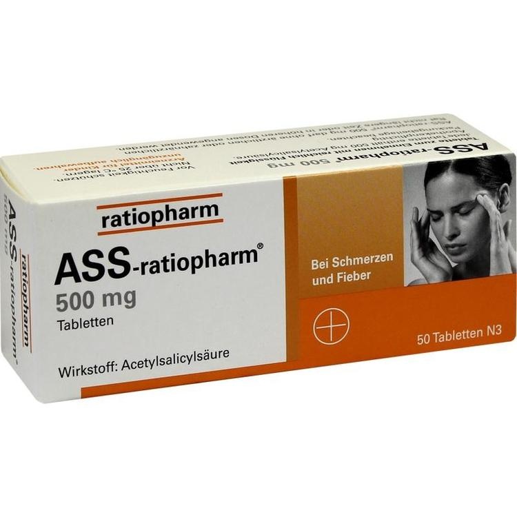Abbildung ASS-ratiopharm 100 mg TAH