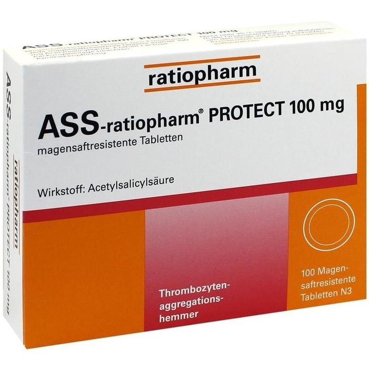 Abbildung ASS-ratiopharm PROTECT 100 mg