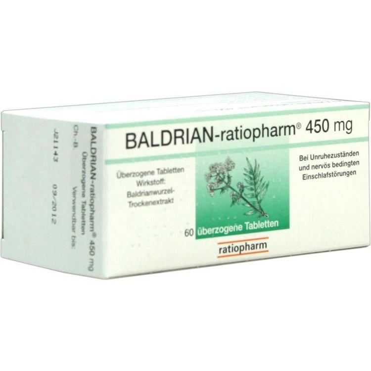 Abbildung BALDRIAN-ratiopharm 450mg