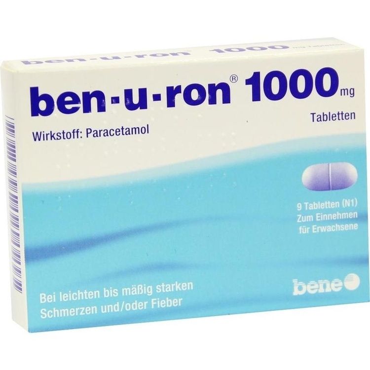 Abbildung ben-u-ron 1000 mg Brausetabletten