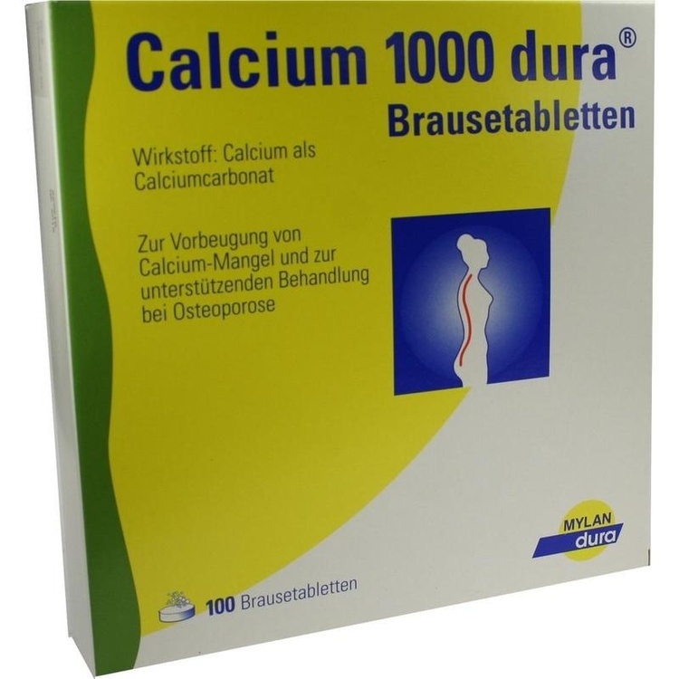 Abbildung Calcium 1000 dura Brausetabletten