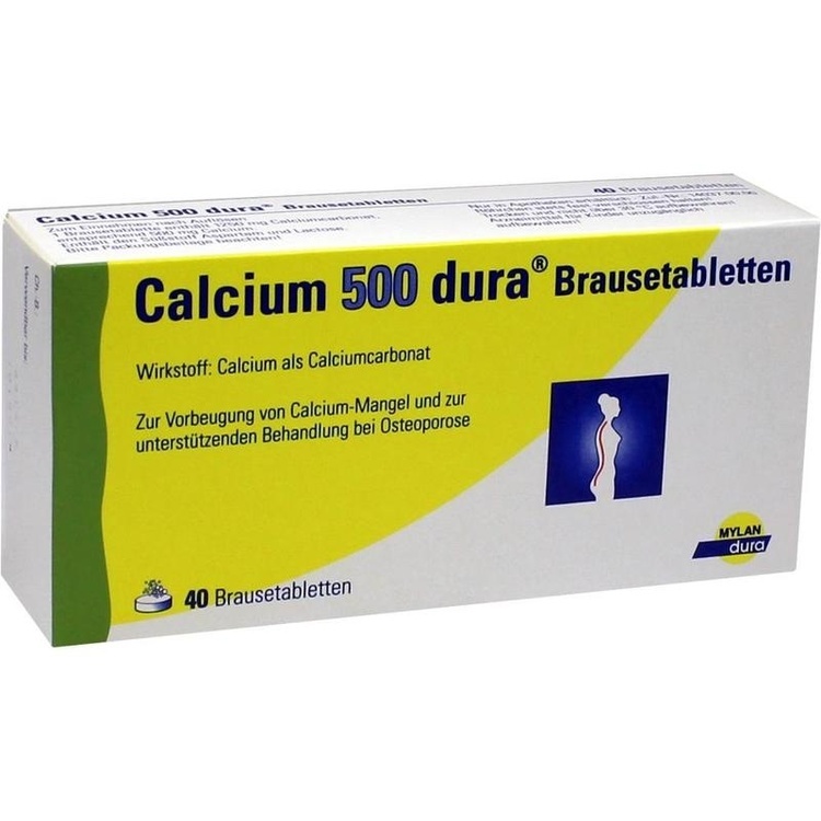 Abbildung Calcium 500 dura Brausetabletten