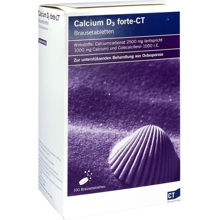 Abbildung Calcium D3 forte-CT Brausetabletten