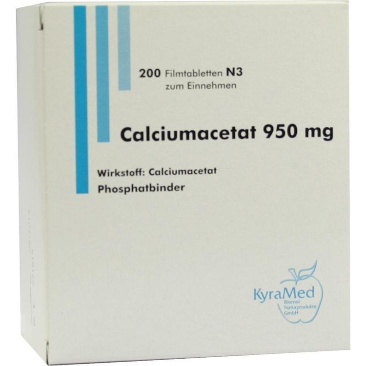 Abbildung Calciumacetat 950 mg
