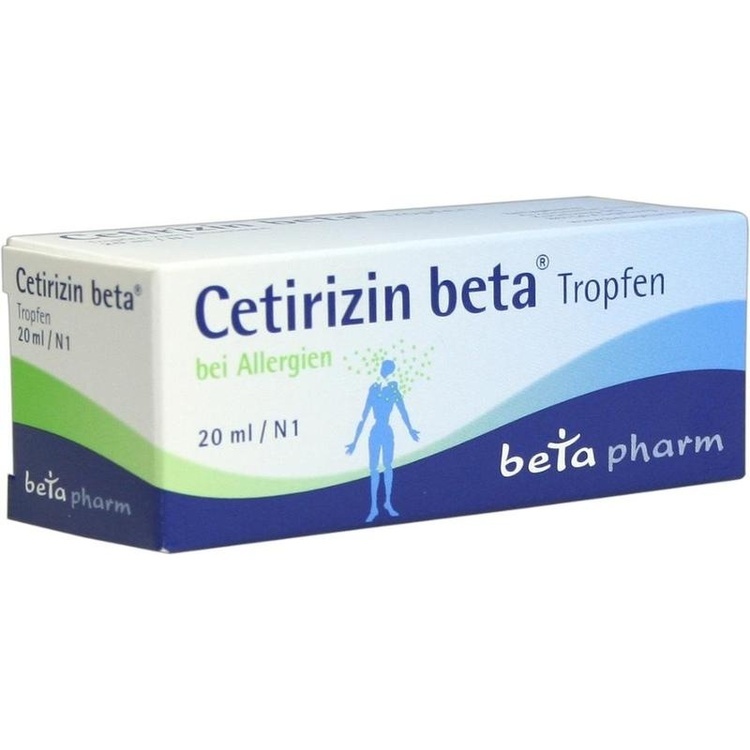 Abbildung Cetirizin beta Tropfen