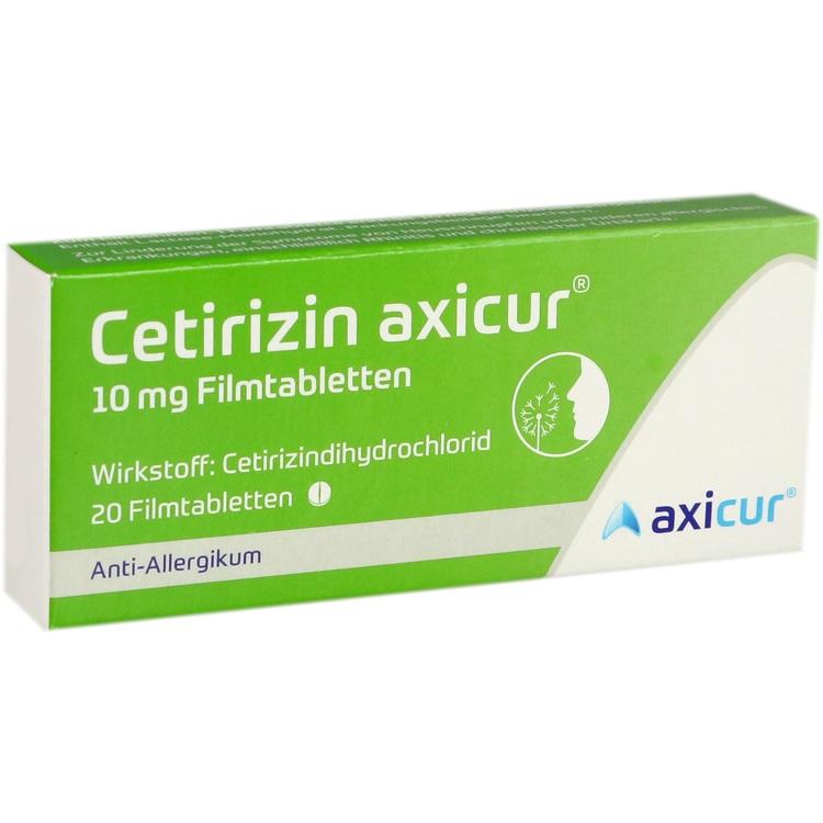 Abbildung Cetirizin Sandoz 10 mg Brausetabletten