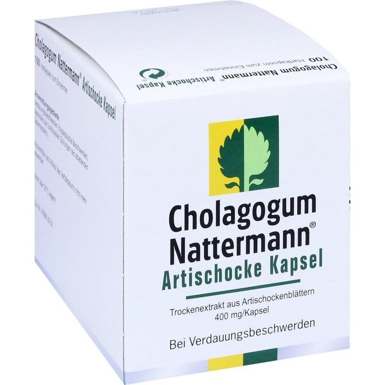 Abbildung Cholagogum Nattermann Artischocke Kapsel