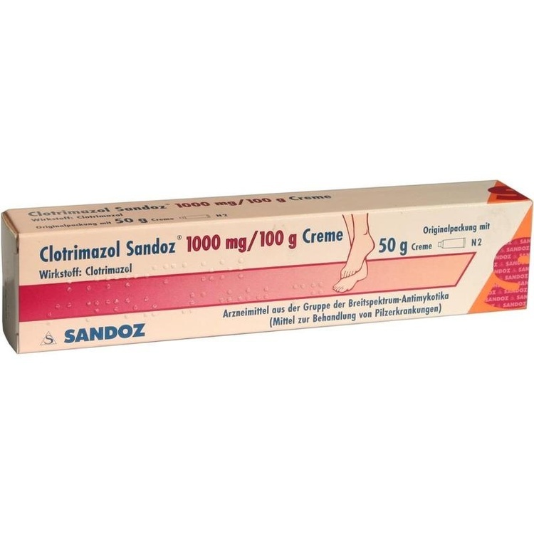 Abbildung Clotrimazol Sandoz 1000 mg / 100 g Creme