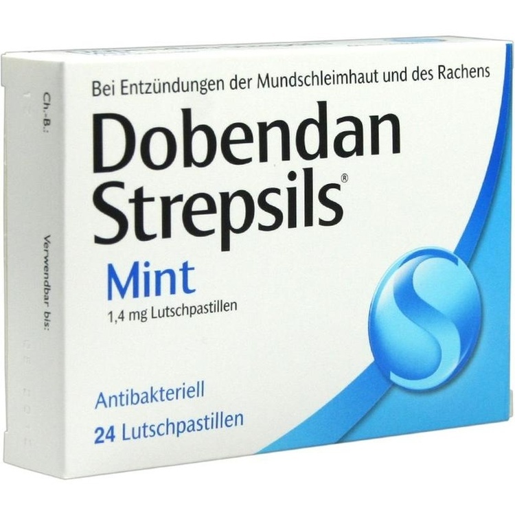 Abbildung Dobendan Strepsils Mint 1,4 mg Lutschpastillen