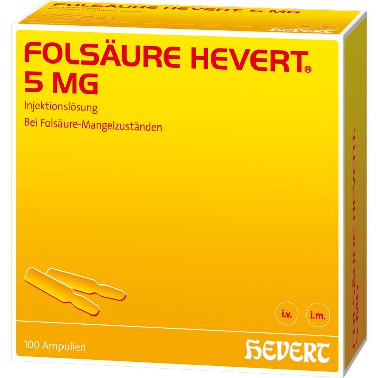 Abbildung Folsäure Hevert 5 mg