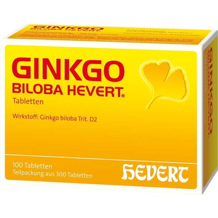 Abbildung Gingko biloba Hevert Tabletten