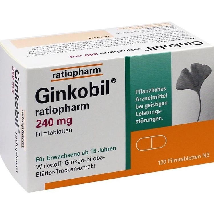 Abbildung Ginkobil ratiopharm 240 mg