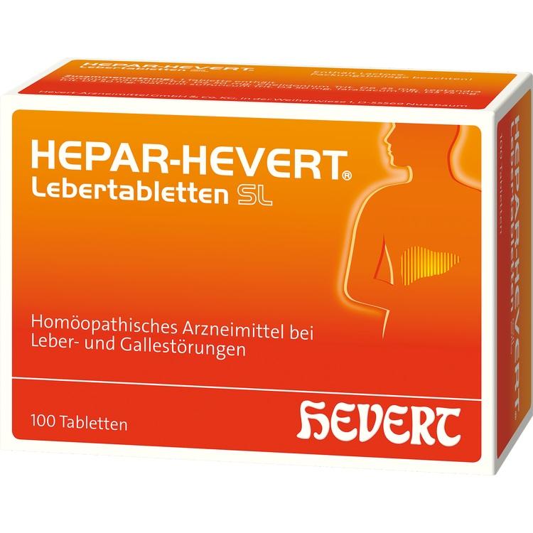 Abbildung Hepar-Hevert Lebertabletten SL