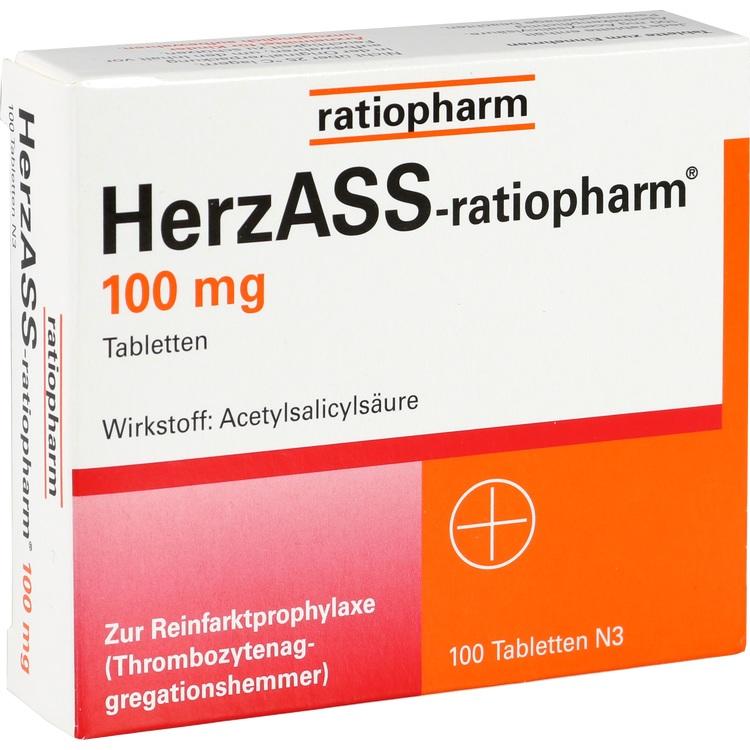 Abbildung HerzASS-ratiopharm 100 mg