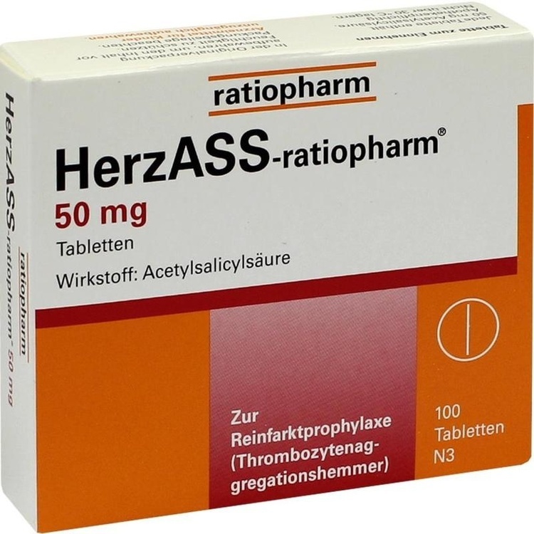 Abbildung HerzASS-ratiopharm 50 mg