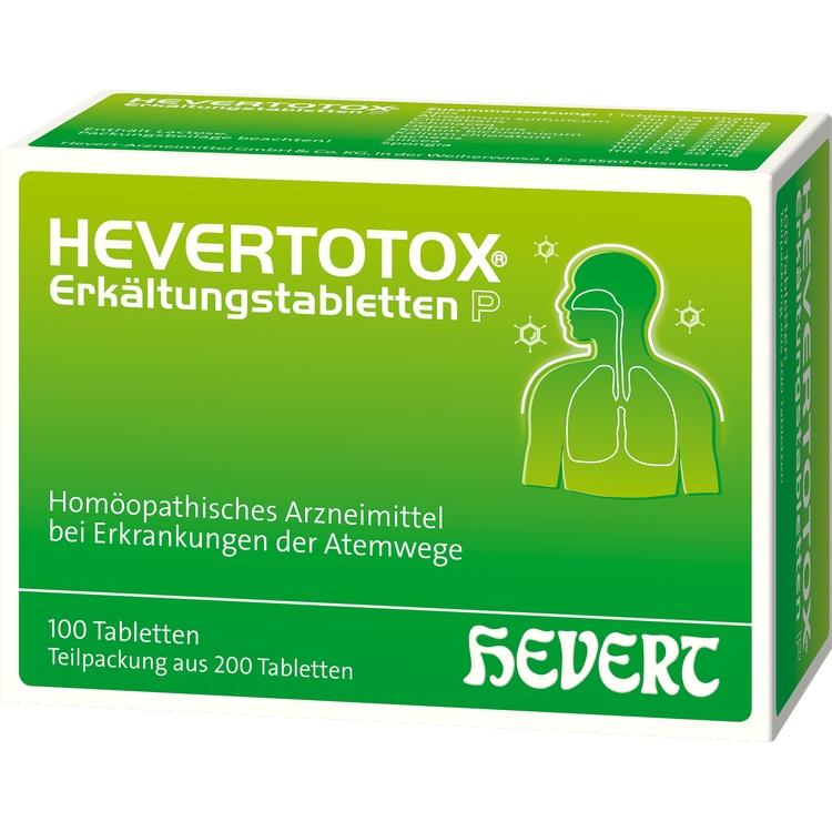 Abbildung Hevertotox Erkältungstabletten P
