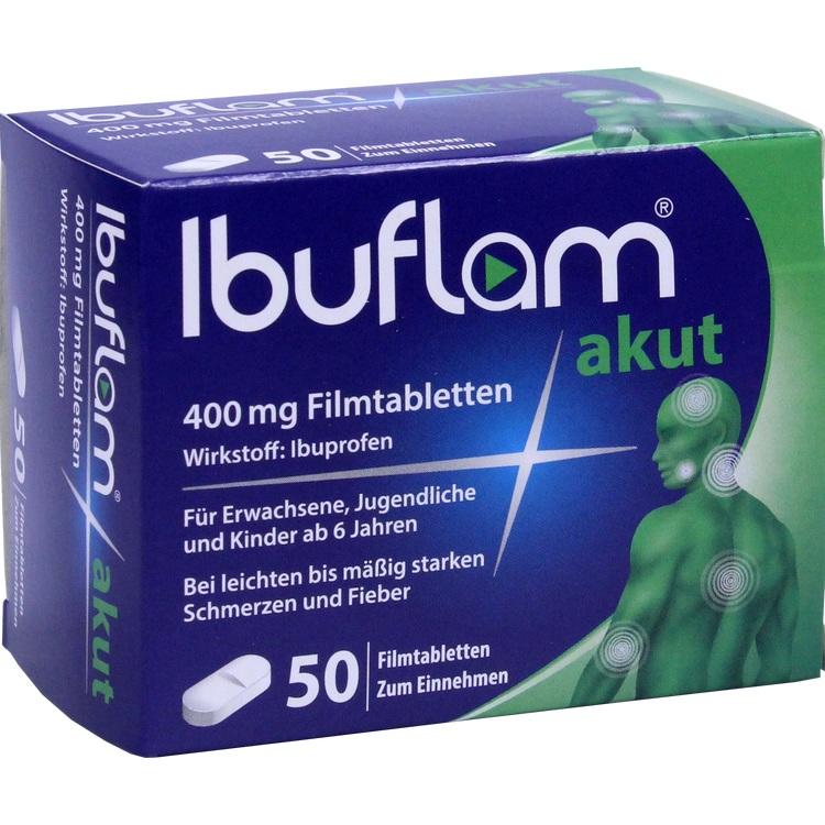 Abbildung Ibuflam akut 400 mg Filmtabletten
