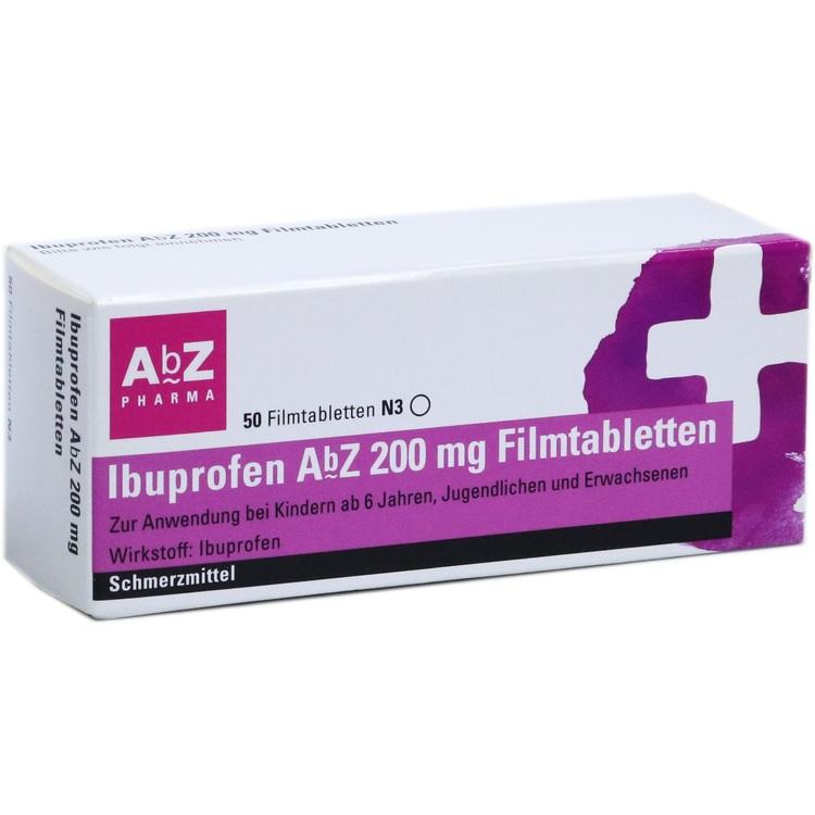 Abbildung Ibuprofen AbZ 600 mg Filmtabletten