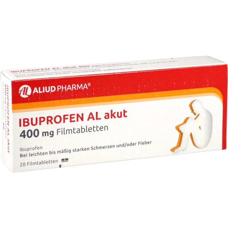 Abbildung Ibuprofen Sandoz akut 200mg Filmtabletten