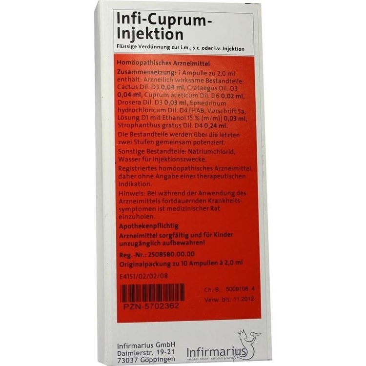 Abbildung Infi-Cuprum-Injektion