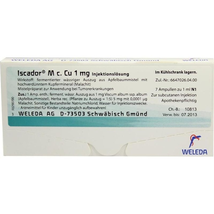 Abbildung Iscador M c. Cu 0,01 mg