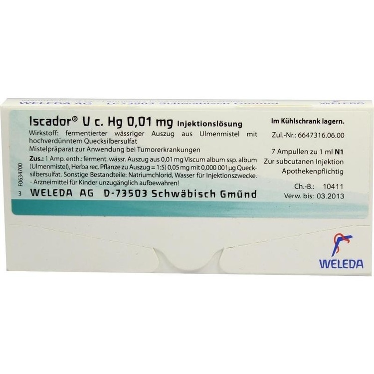 Abbildung Iscador M c. Hg 0.01 mg