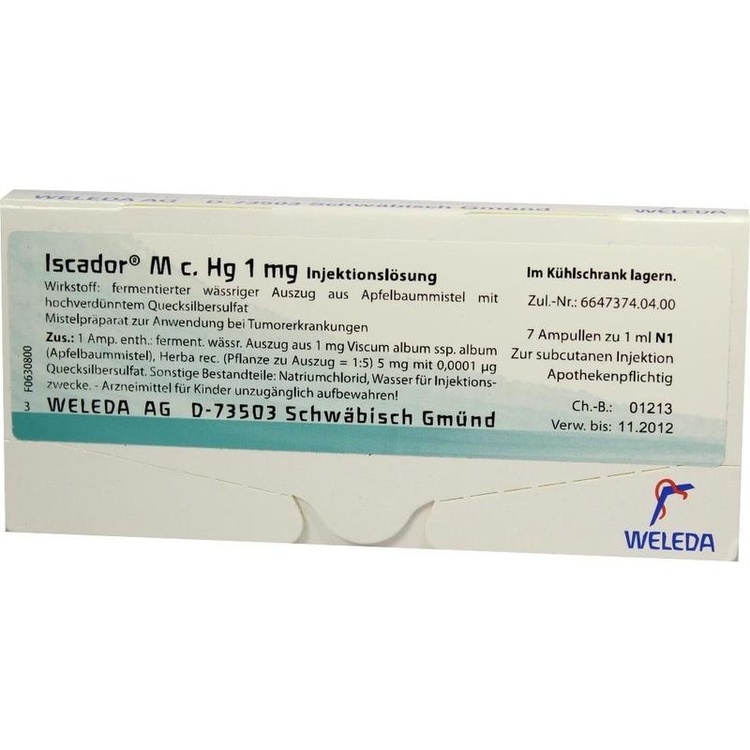 Abbildung Iscador M c. Hg 1 mg