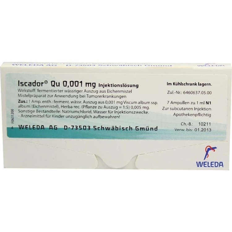 Abbildung Iscador Qu 0,1 mg