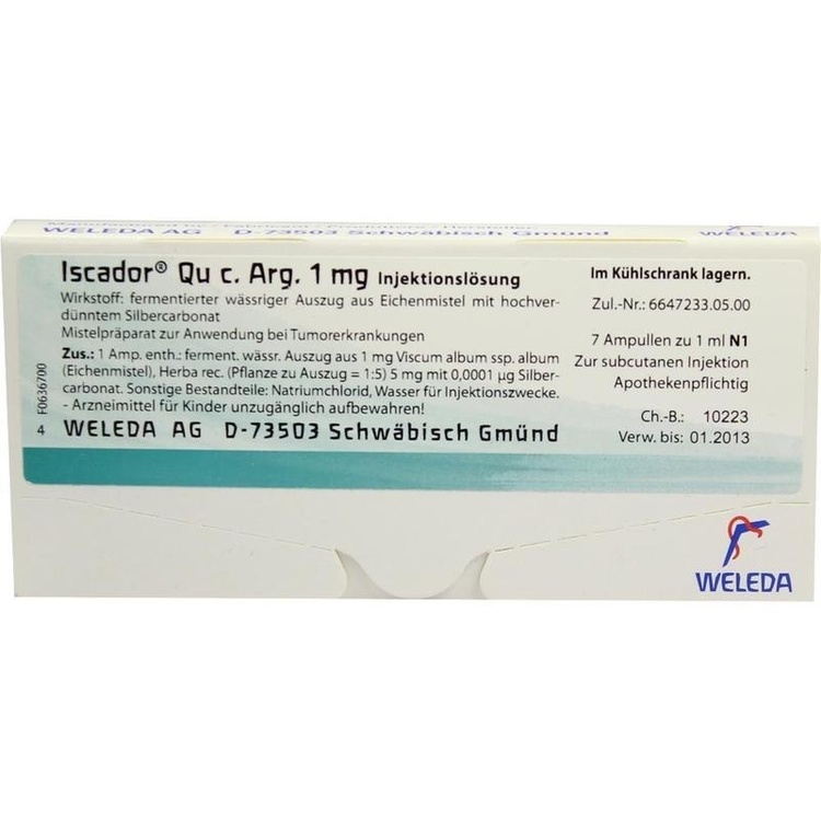 Abbildung Iscador Qu c. Arg. 0,01 mg
