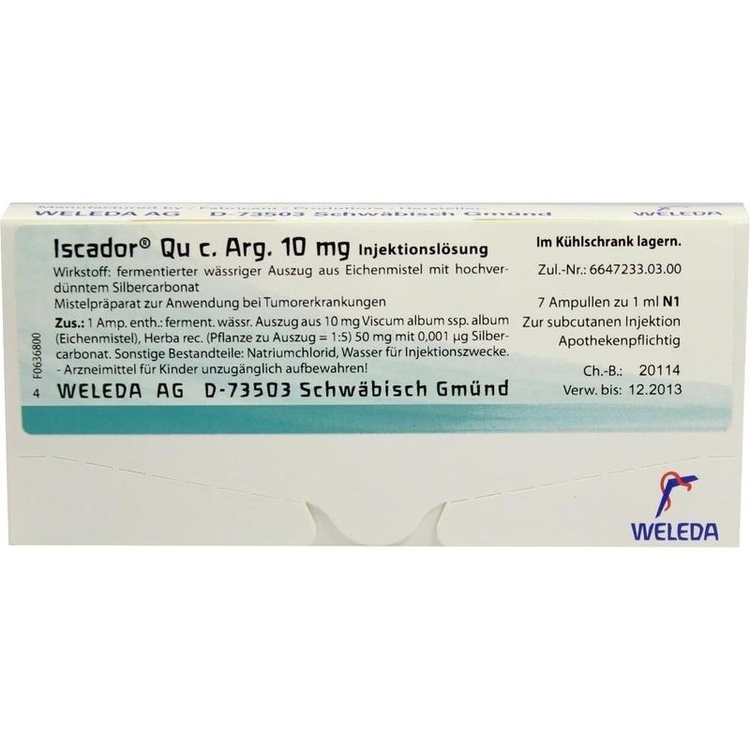 Abbildung Iscador Qu c. Arg. 10mg