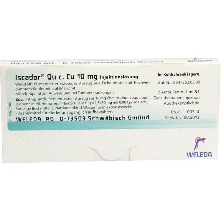 Abbildung Iscador Qu c. Cu 1 mg