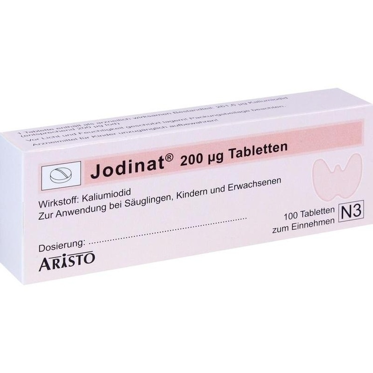 Abbildung Jodinat 200 µg Tabletten