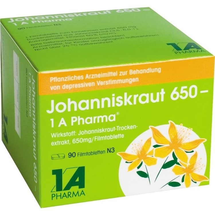 Abbildung Johanniskraut 650 - 1 A Pharma