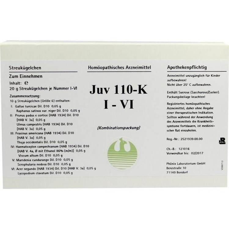 Abbildung Juv 110-K I - VI