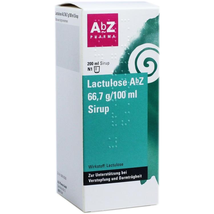 Abbildung Lactulose AbZ 66,7 g/100 ml Sirup