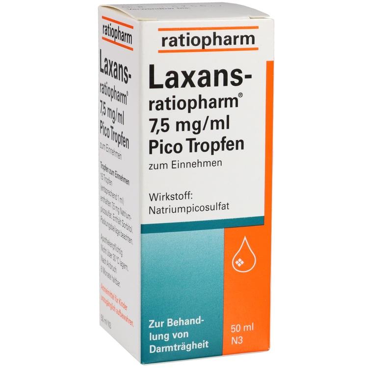 Abbildung Laxans-ratiopharm 7,5 mg/ml Pico Tropfen