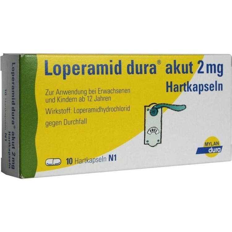 Abbildung Loperamid dura akut 2 mg Hartkapseln
