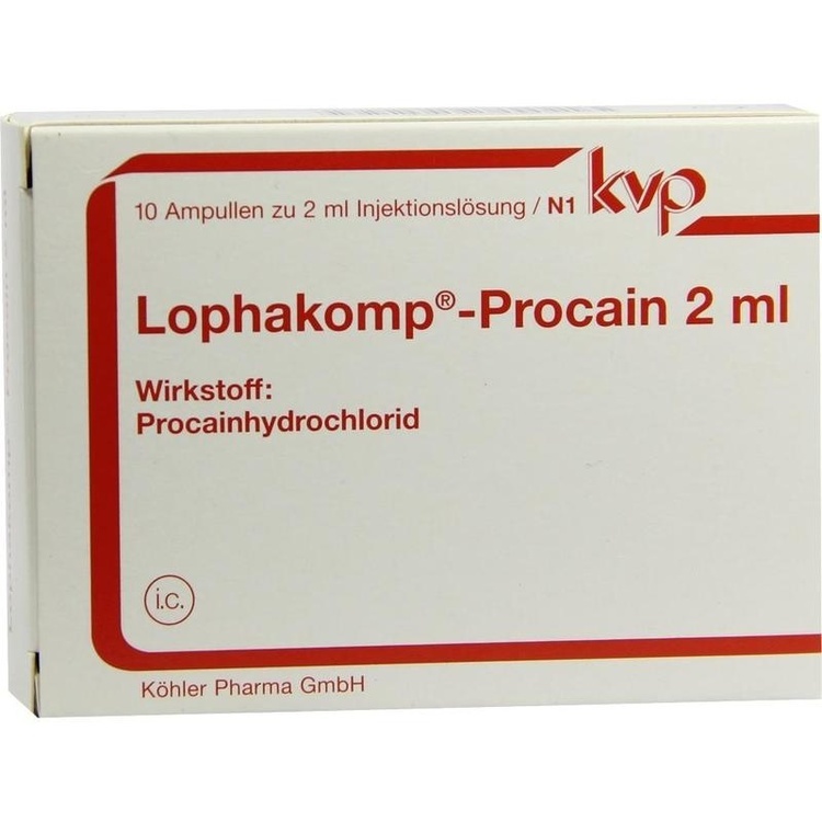 Abbildung Lophakomp-Procain 5 ml