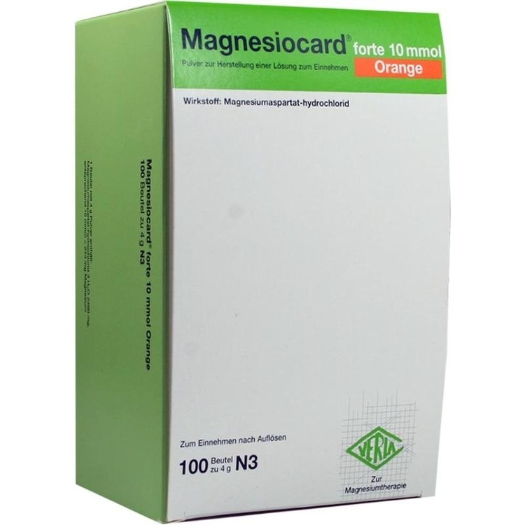 Abbildung Magnesiocard forte 10 mmol Orange