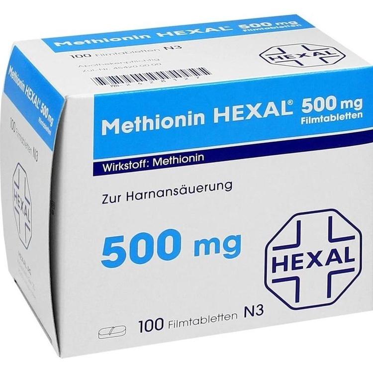 Abbildung Methionin Hexal 500 mg