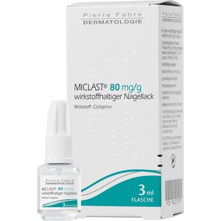 Abbildung MICLAST 80 mg/g wirkstoffhaltiger Nagellack