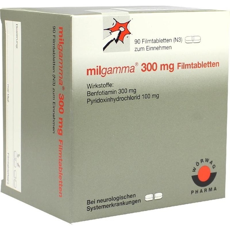 Abbildung milgamma 300 mg Filmtabletten