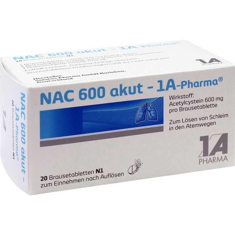 Abbildung NAC 600 akut - 1 A Pharma