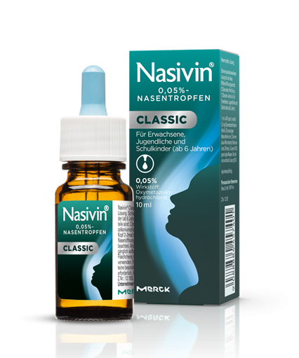 Abbildung Nasivin Classic 0,05 % - Nasentropfen