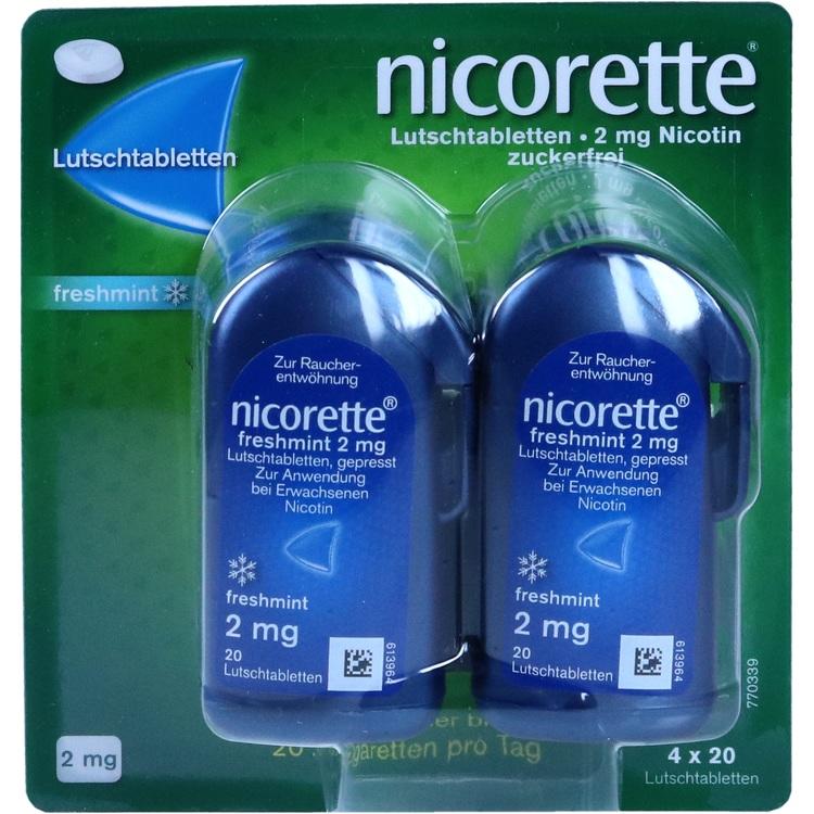 Abbildung Nicorette Icemint 2 mg Lutschtabletten
