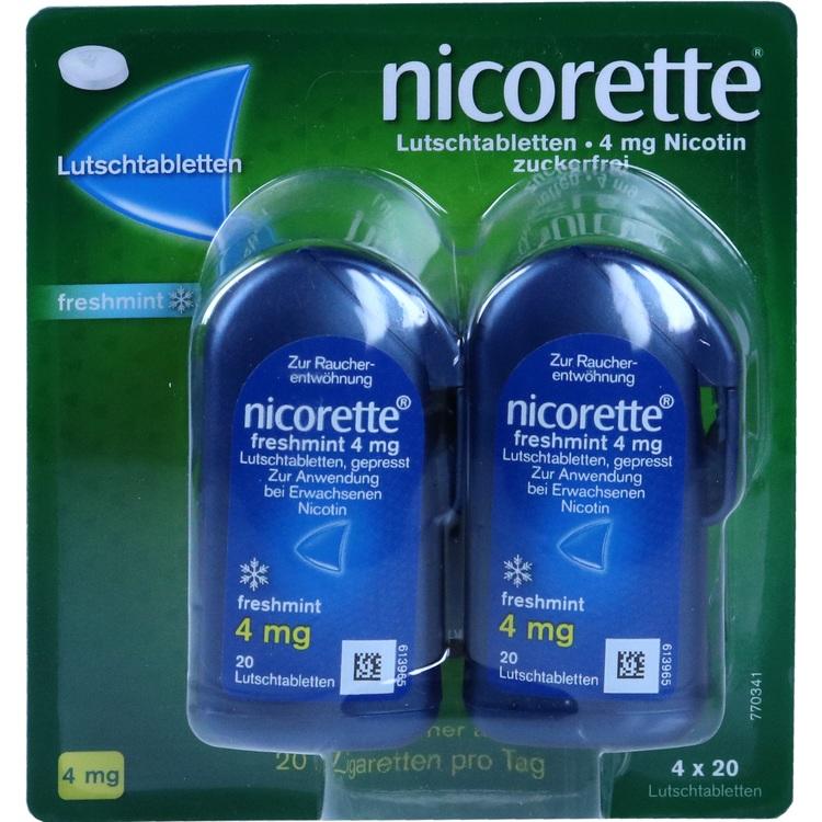 Abbildung Nicorette Icemint 4 mg Lutschtabletten