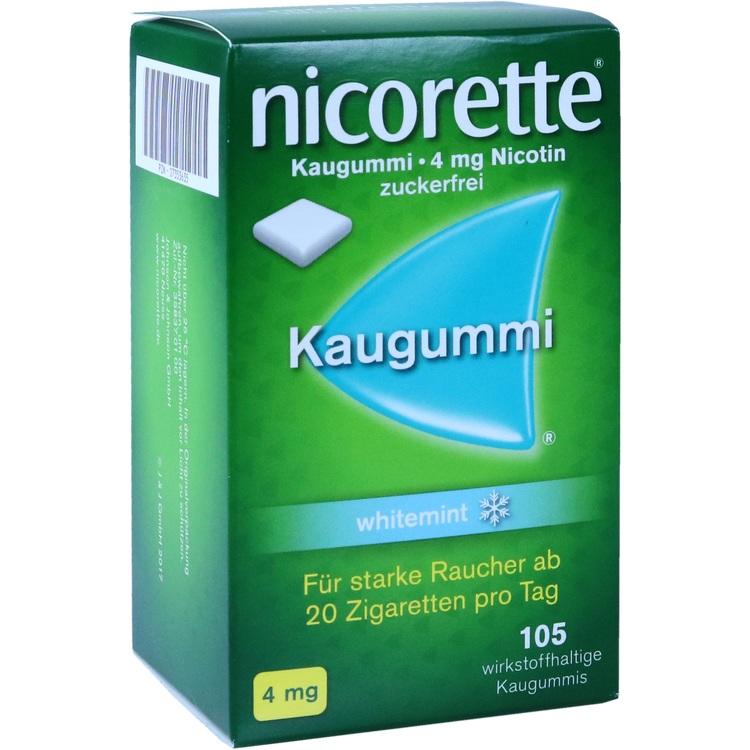 Abbildung Nicorette Kaugummi 4mg mint