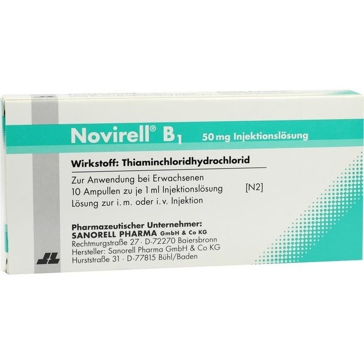 Abbildung Novirell B12 mg Injektionslösung