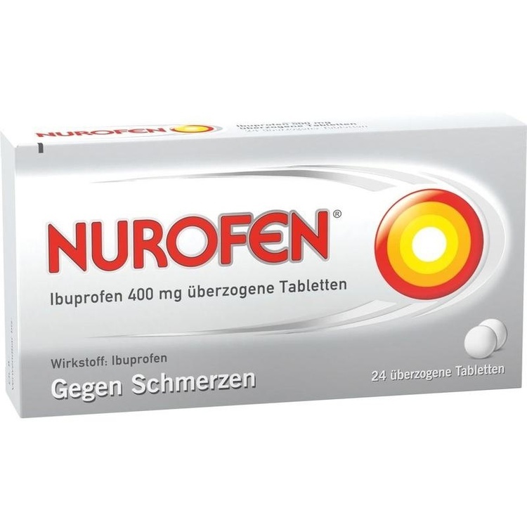Abbildung Nurofen Ibuprofen 400 mg überzogene Tabletten
